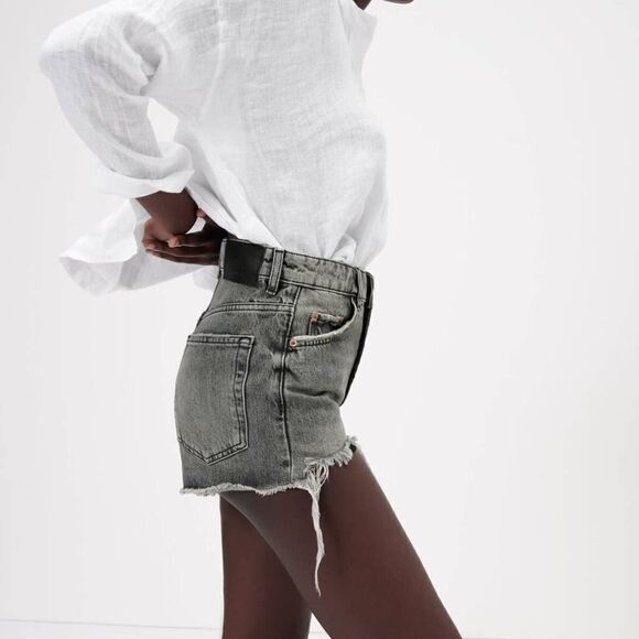 ZARA High Waisted Shorts New - Picture 7 of 8